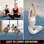 Extra Large Yoga Mat – 72"x48" or 78"x57", 1/4"–1/2" Thick Mat - Image 9
