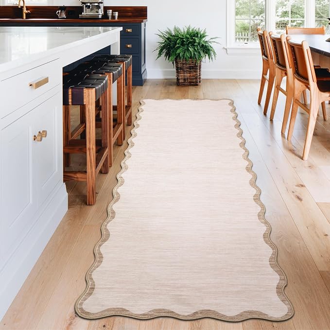 GarveeHome Scalloped Runner Rug - Image 3
