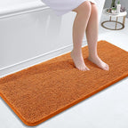 OLANLY Bathroom Runner Rugs 47x20, Extra Soft Absorbent Chenille Bath Rugs by OLANLY