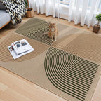 Lahome Enfys Modern Rainbow Easy Jute Rug, 4x6 Washable Rugs - Image 8