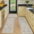 JTJ Washable Kitchen Rugs Sets of 3, Soft Low-Pile Floor Rug by JTJ