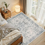 Rugxara 3x5 Washable Entryway Rug, Non Slip Boho Runner Rugs - Image 4