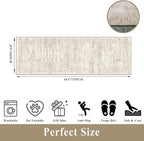 2x6 Runner Rug Hallway Washable, Non Slip - Image 2