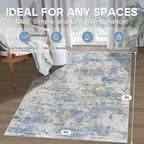 5x7 Area Rugs for Living Room Rug Washable: Modern Rug for Dining Room Bedroom - Image 2