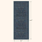 Boho Blue 2x5 Washable Entryway Mats - Image 2