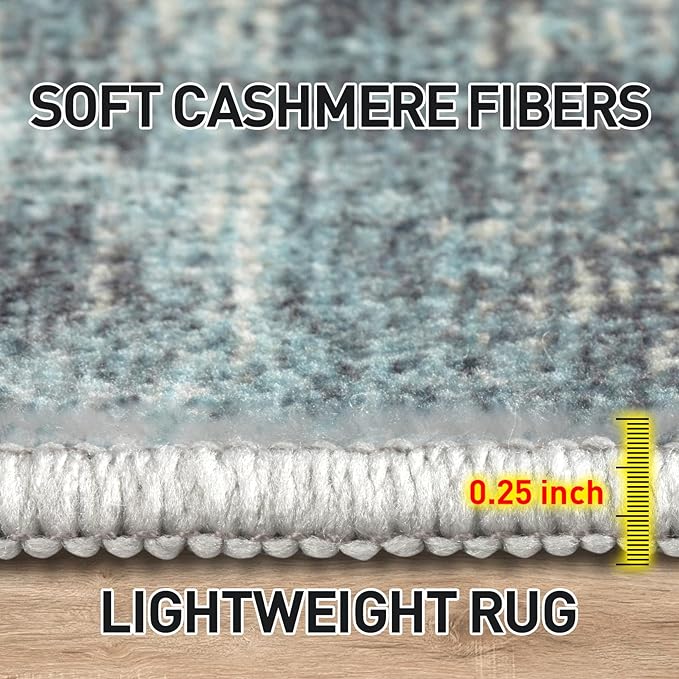 8x10 Area Rugs Washable Rug: Large Modern Abstract Living Room Rug Soft - Image 6