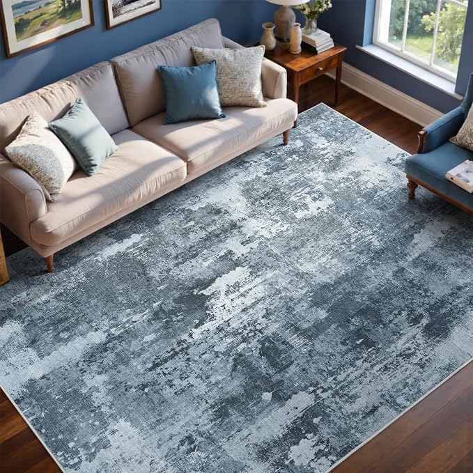 8x10 Ft Large Area Rugs for Living Room, Soft Non-Slip Washable Rugs Modern - Image 3