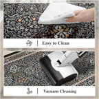 Collive Kitchen Mats for Floor, Cushioned Anti Fatigue Mat Floral Rugs 2 Piece - Image 5