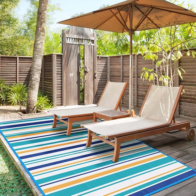 Outdoor Patio Plastic Rug Waterproof - Image 6