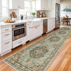 Washable Oriental Hallway Runner Rug - Image 2