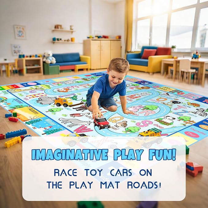 Educational ABC Alphabet Rugs, Kids Rugs - Image 7
