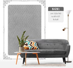 Macgace Ultra Soft Grey Area Rug - Image 9