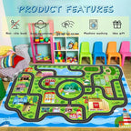 Kids Car Rug, soft low-pile surface, non-slip backing, compact size - Image 6