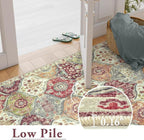 Lahome Moroccan Trellis Washable Orange Rug, 2x3 Entryway Rugs - Image 5