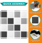 ProSource Baby Play Mat, Soft Foam Floor Tiles - Image 6