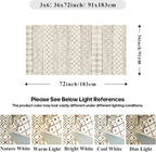 3x6 Washable Kitchen Runner Rug: Non Slip Moroccan Hallway Runners - Image 2