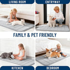 OLANLY Memory Foam Bath Mat 35x16, Super Soft Absorbent Bathroom Rugs, Quick Dry - Image 9