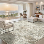 10x14 Area Rugs for Living Room Rug Washable: Abstract Large Rug Indoor Modern - Image 8