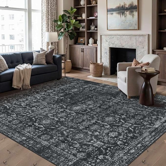 Rugxara 6x9 Area Rugs for Living Room Bedroom, Large Washable Rug, Non Slip & by Rugxara