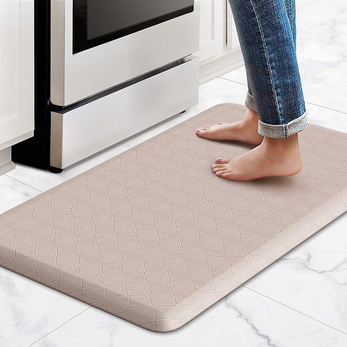 HappyTrends Kitchen Runner Rugs Anti-Fatigue mats, 17.3"x 28", Non Slip by HappyTrends