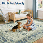 Lessymo Washable Area Rug for Living Room, 8x10 Large Rugs - Image 4