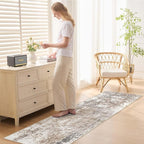 UERMEI 2x6 Washable Runner Rug for Hallway, Non Slip Low Pile Kitchen Carpet - Image 7