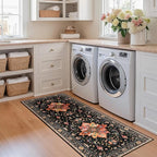 RELEANY Area Rugs Runner 2'x6' Washable Non-Slip, Floral Vintage Distress - Image 4