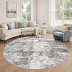 DMOYEST 6ft Round Area Rug for Living Room by DMOYEST