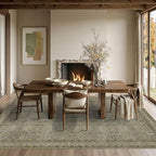 Rugxara 6x9 Area Rugs for Living Room Bedroom, Large Washable Rug, Olive - Image 4