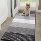 Kitinjoy Indoor Outdoor Door Mat, 59x24 Non-Slip Absorbent Dirt Trapper by Kitinjoy