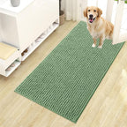 OLANLY Dog Door Mat for Muddy Paws 44x24, Ultra Absorbent Chenille Mud Doormat by OLANLY