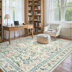 Wonnitar Boho Washable Rug 8x10, Large Area Rug - Image 4