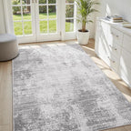 3 x 5 Rug Small Non Slip Machine Washable Rug Distressed Abstract Soft Indoor - Image 3