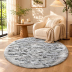 EasyJoy Faux Sheepskin Rug, Fluffy Faux Fur Rug, Ultra Soft Shag Area Rug by EasyJoy