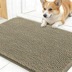 OLANLY Dog Door Mat for Muddy Paws 24x16, Absorbs Moisture and Dirt, Absorbent by OLANLY