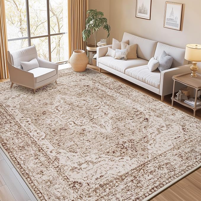 Lofus 9x12 Area Rugs for Living Room, Washable Area Rug, Big Rugs for Bedroom - Image 3