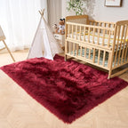EasyJoy Ultra Soft Fluffy Shaggy Area Rug Faux Fur Rug Chair Cover Seat Pad - Image 6