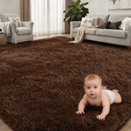 Fluffy 4x6 Area Rugs for Living Room Bedroom: Ultra Soft Shag Rug Non-Slip - Image 2