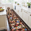 Espresso Kitchen Rug 2x6, Non Slip Washable Runner Rugs by WelcometoBabovid