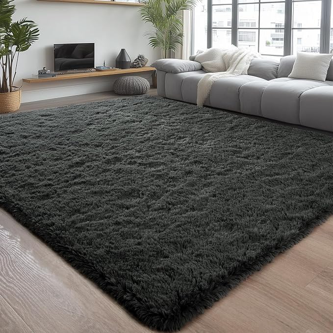 Chicrug Soft Area Rugs for Bedroom Living Room Plush Fluffy Rug 5x8 Feet by ChicrugHomeDecor