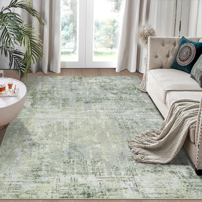 5x7 Area Rugs for Living Room Rug Washable: Modern Rug for Dining Room Bedroom by Aelenmu