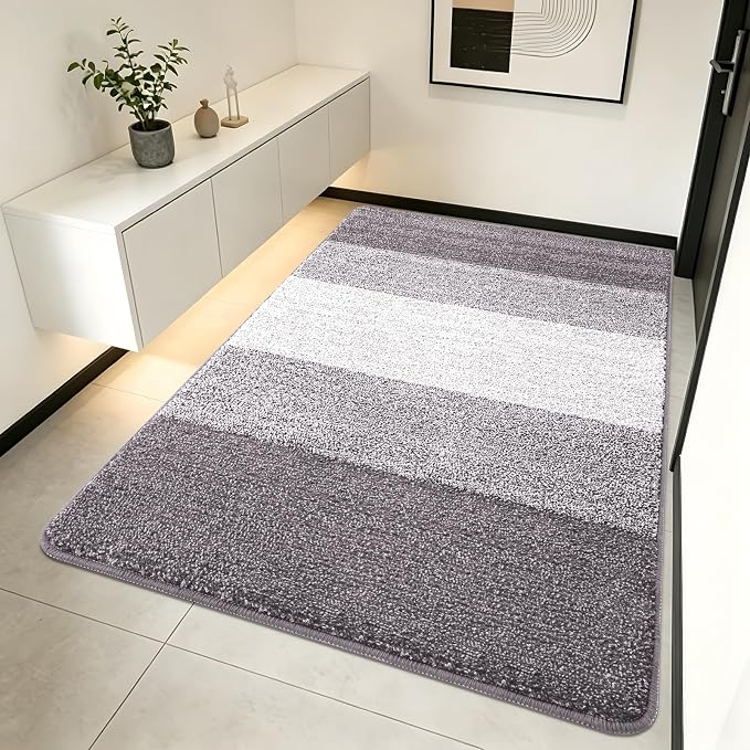 Kitinjoy Indoor Outdoor Door Mat, 70x32 Non-Slip Absorbent Dirt Trapper by Kitinjoy