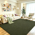 5x7 Olive Green Washable Area Rug by VisittheFlagover
