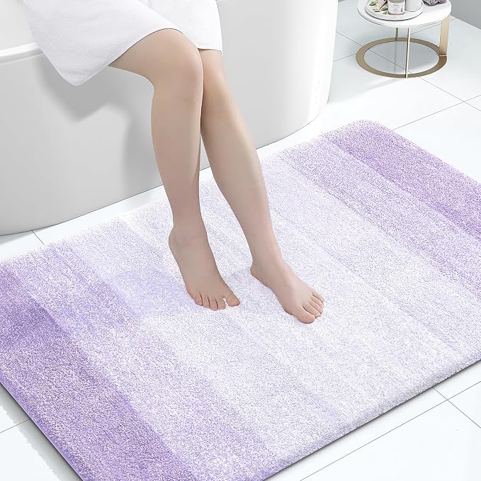 OLANLY Large Bathroom Rugs Mat 44x32, Extra Soft Absorbent Microfiber Bath Rug by OLANLY