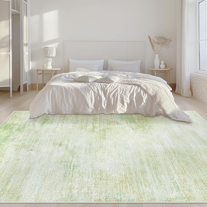 Area Rugs 6x9 Living Room: Washable Rug Modern Abstract Large Rugs Soft Non - Image 3