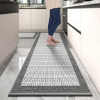 PADOOR Non Slip Kitchen Rugs Sets of 2 by PADOOR
