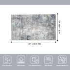 4x6 Rug Machine Washable Non-Slip – Soft Small Area Rug - Image 2