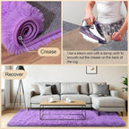 Mugorn 4x6 Rugs for Living Room, Large Fluffy Area Rugs for Bedroom, Soft - Image 5