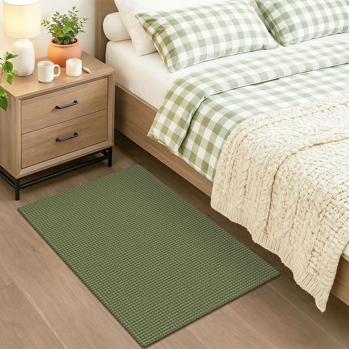 KOZYFLY Indoor Door Mat 2x3 ft Small Area Rugs Washable Front Door Mat Non Slip - Image 8