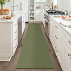 KOZYFLY Cotton Runners for Hallway 2x8, Washable Runner Rug, Woven Non Slip - Image 2